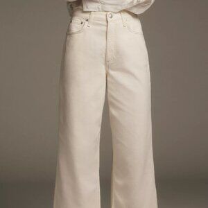 Featherweight Andi High-Rise Crop Wide-Leg Jeans